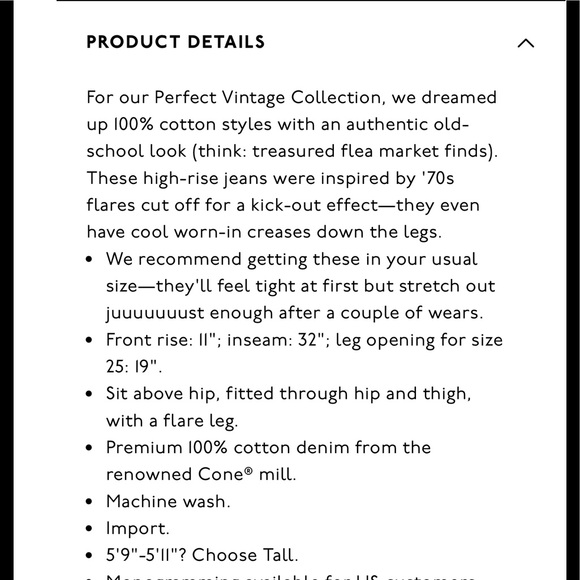 NWOT Madewell Tall Rigid Flare Jeans - Picture 7 of 13